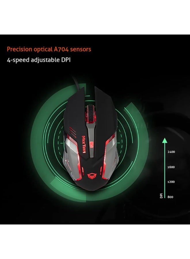 ميشين ماوس MT-M915 البصري السلكي بمنفذ USB - ماوس كمبيوتر مريح لأجهزة الكمبيوتر المحمولة والمكتبية | دقة عالية، تتبع سلس، توصيل وتشغيل فوري - Image 4
