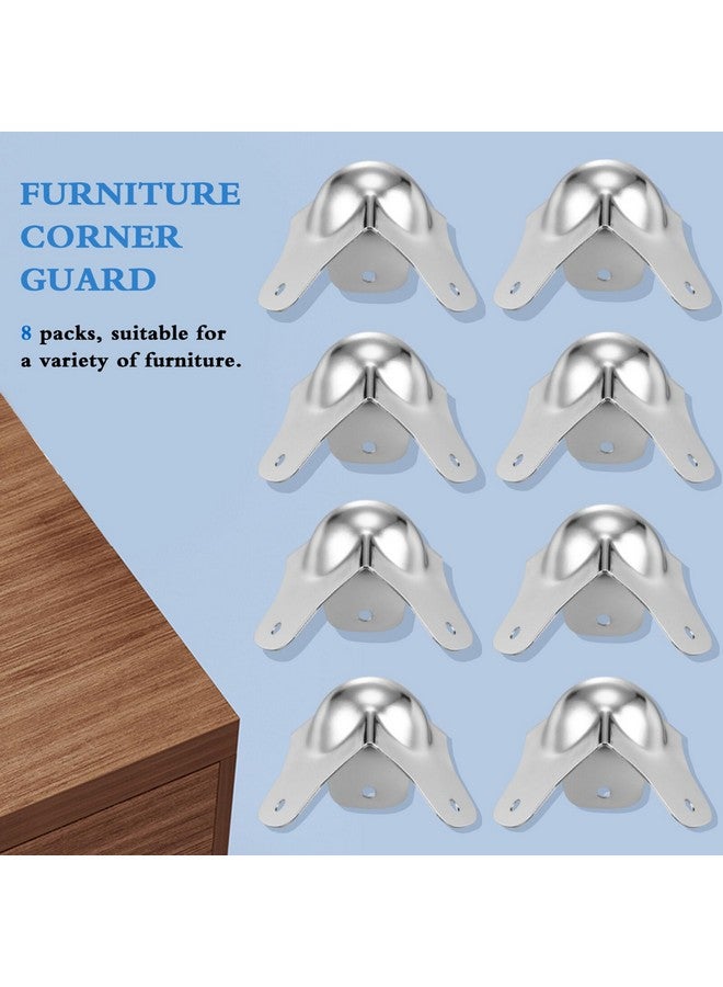 ERINGOGO 8pcs Ball Corner Protectors for Flight Cabinets Durable Edge Protectors to Prevent Scratches and Impacts Easy Installation for Flight Storage Cases and Furniture - Image 3