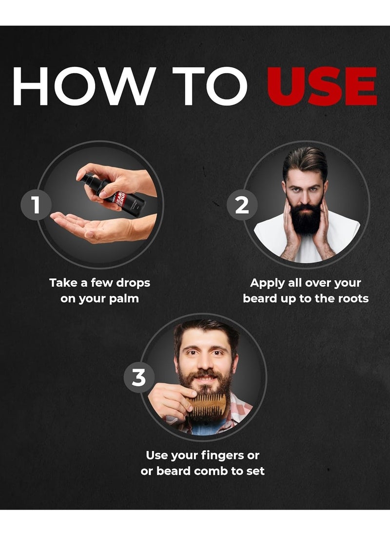 Beardo Beard Serum 50 ml Daily use beard serum for men Softens and Smoothes Rough Beard Gives Healthy look to Beard Shiny and Nourished Beard