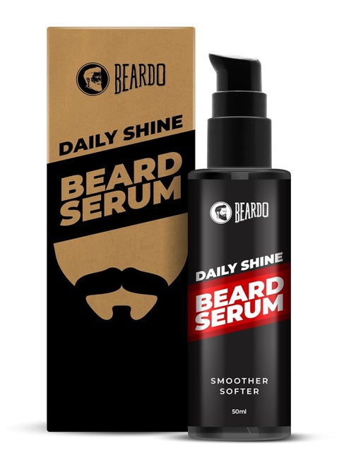 Beardo Beard Serum 50 ml Daily use beard serum for men Softens and Smoothes Rough Beard Gives Healthy look to Beard Shiny and Nourished Beard