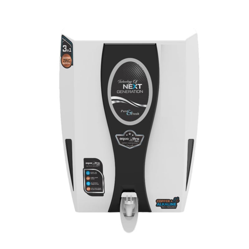 AQUAULTRA Aqua Ultra Best UVUF Water Purifier Ideal for Corporation Water 13L Storage White Safe Pure Drinking Water - Image 1