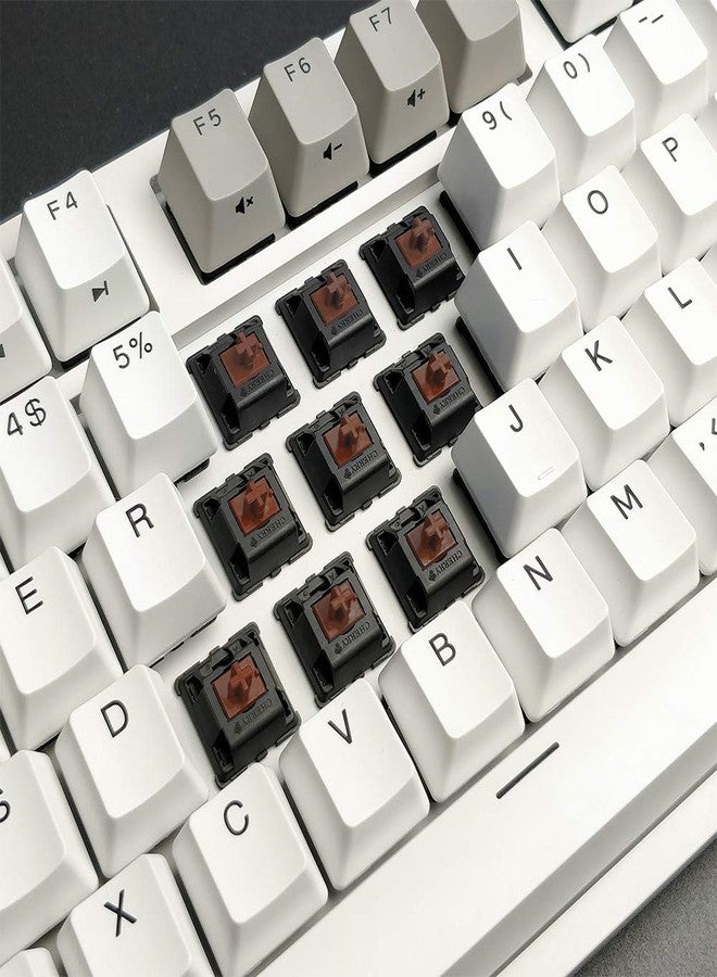 Durgod Taurus K310 Mechanical Gaming Keyboard - 104 Keys - Double Shot PBT - NKRO - USB Type C (Cherry Brown, White) - Image 2