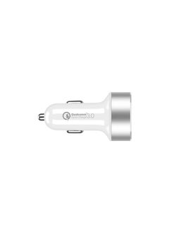Momax MOMAX UC10 Dual-port USB With USB-C PD Fast Car Charger White  - Image 3