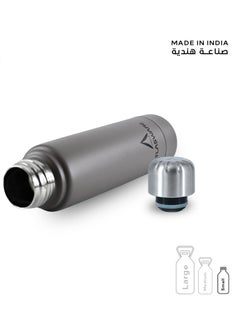 Atlasware Water Bottle with a Capacity of 220 ml, Stainless Steel Water Bottle that keeps Cold for 30 Hours and Keeps Heat for 8 Hours, Cappuccini  - Image 3