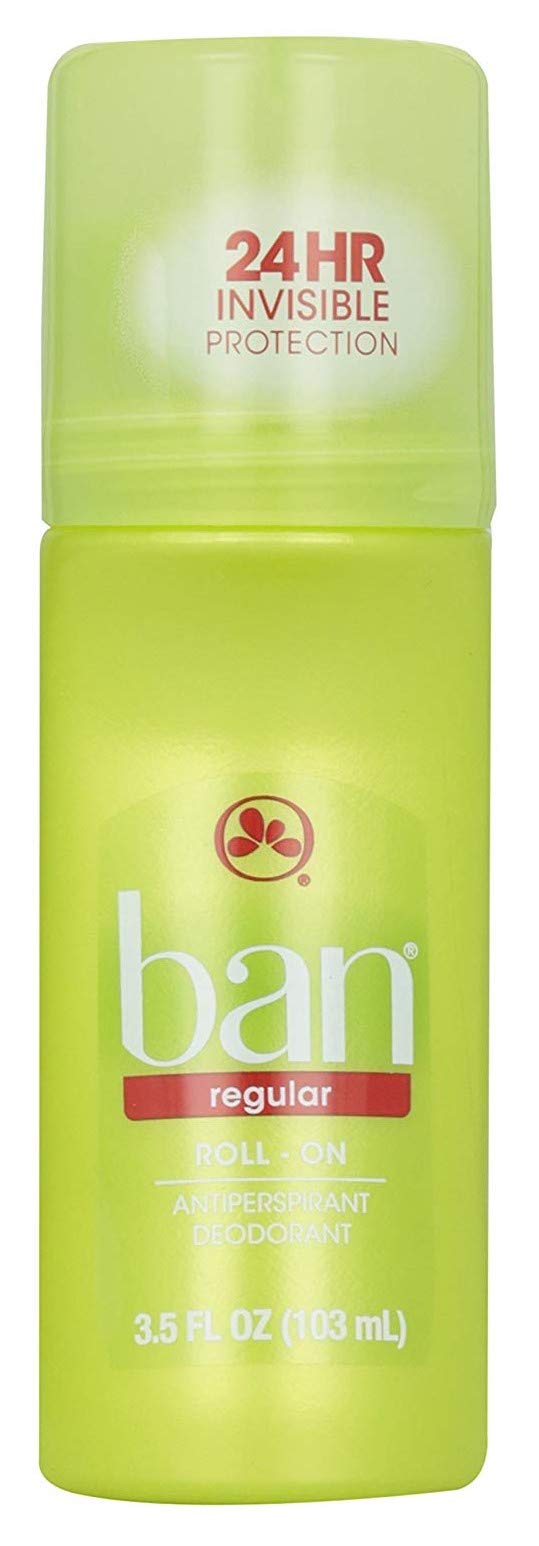 Ban Deodorant 35 Ounce RollOn AntiPerspirant Regular 103ml Pack of 2