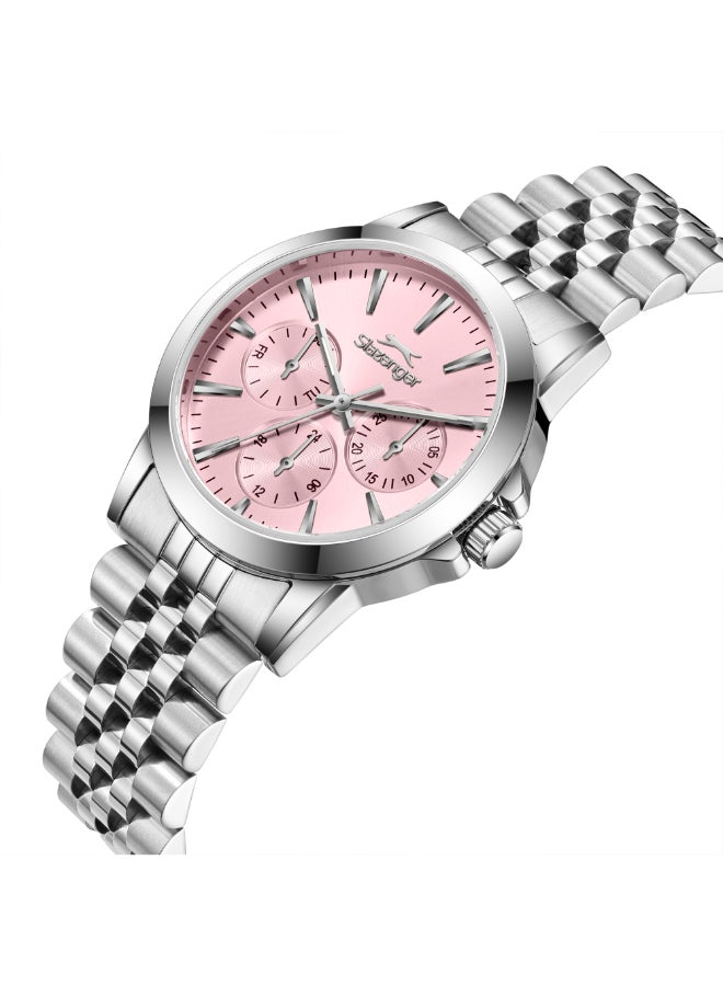 سلازنجر ساعة نسائية معدنية متعددة الوظائف  مم - Image 2