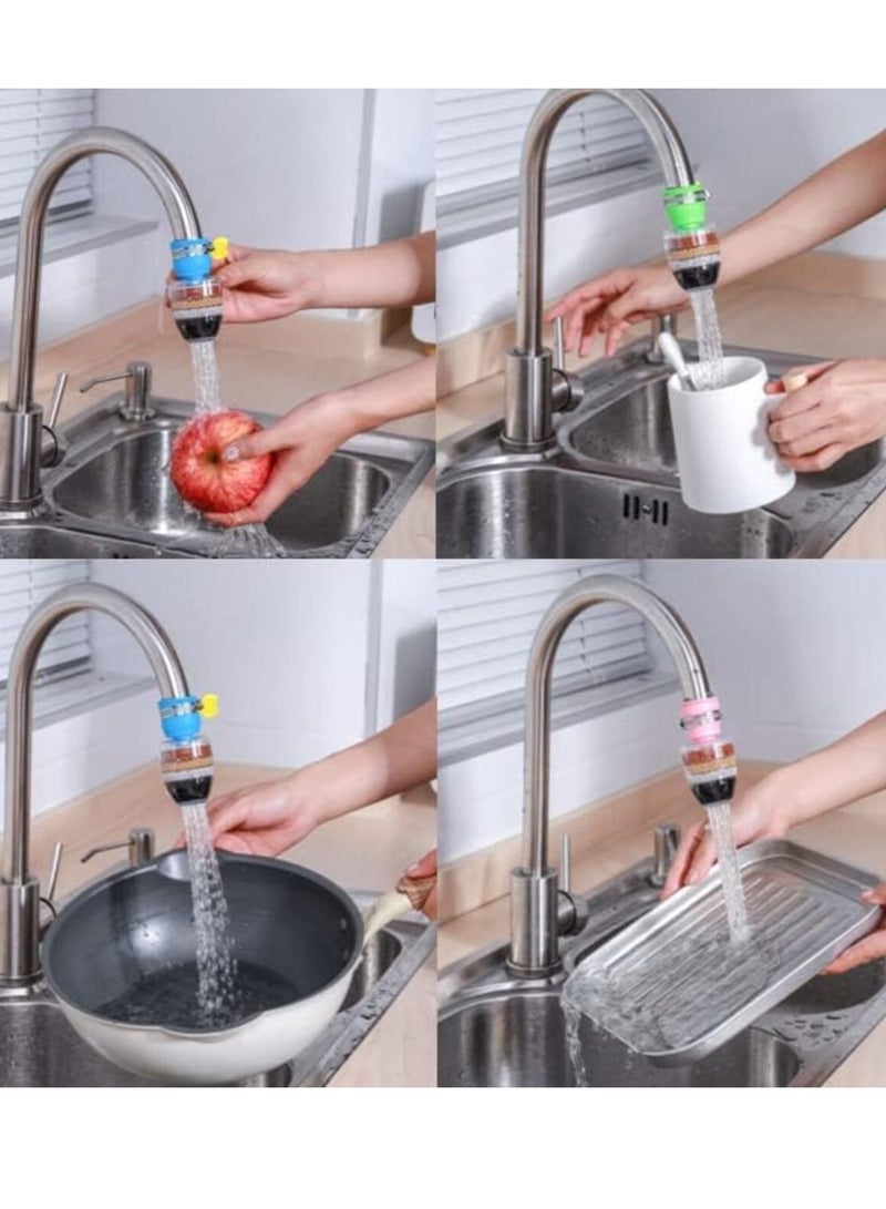 DIOTTI 3-Pack Universal Activated Carbon Faucet Water Filters – Six-Layer Tap Purifier for Clean and Safe Water in Home & Kitchen - Image 3