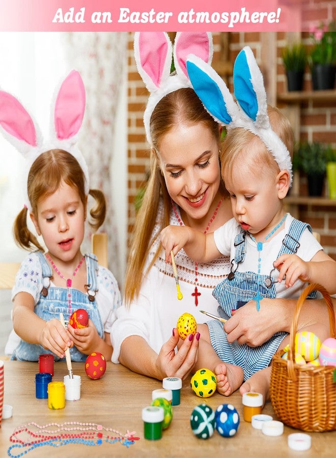 Sureio 36 Pcs Rosary Necklace Bulk Plastic Cross Rosary Necklace for Boys Girls Church Welcome Gifts Multicolor Bulk Rosaries Beads Prayer Crossed Beads Crucifix for Religious Easter, 13 Inch - Image 5