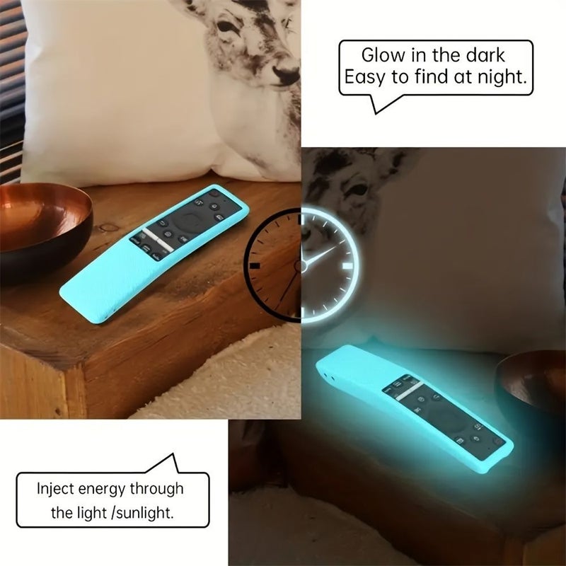 1 Pcs Green Silicone Protective Case Cover For Samsung Smart Tv Remote Control BN59 Series Shockproof Anti Slip Easy Button Access - Image 5