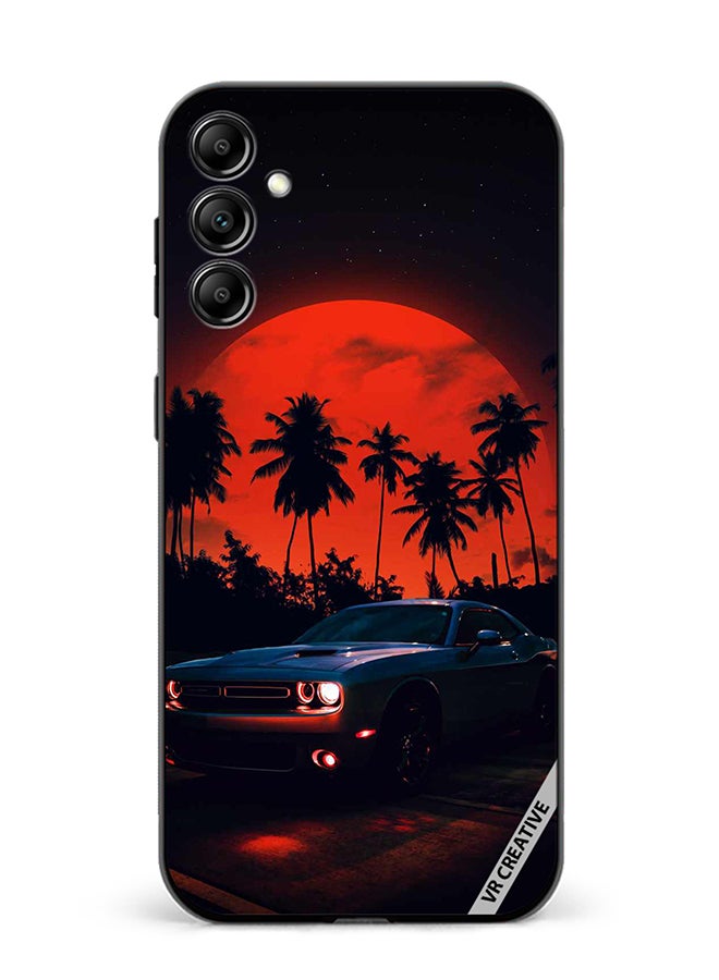 VR CREATIVE غطاء حماية لهاتف سامسونج جالاكسي A55 بتصميم سيارة عتيقة متعدد الألوان - Image 1