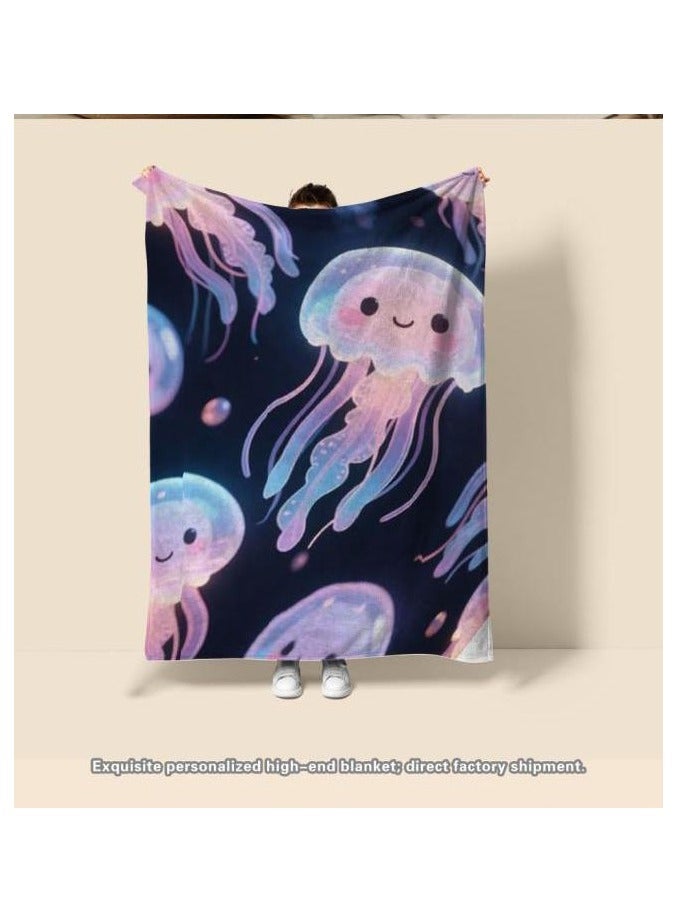 عام بطانية رقيقة من الفانيلا (دافئة ومريحة، ومناسبة للنوم واستخدام الألعاب وإزالة الغبار ومقاومة للرمل) 150 سم * 200 سم - 281 - Image 3