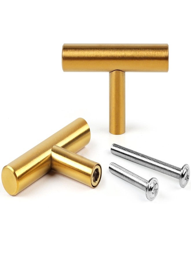 Romeda 12 Pack Gold Cabinet Knobs, 2in Single Hole Cabinet Hardware with Screws 1in & 1.5in, Gold Drawer Pulls for Kitchen Bedroom Furniture - Image 4