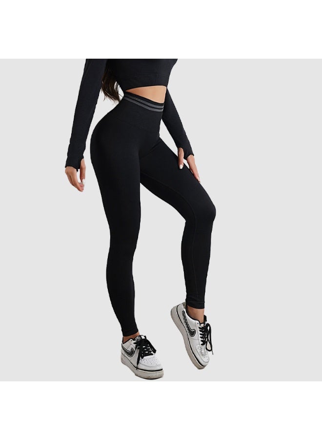 Seamless Yoga Pants Leggings Sports Fitness High Waist Peach Hip-lifting Skinny Running Trousers Workout Gym Leggings for Women  - Image 1