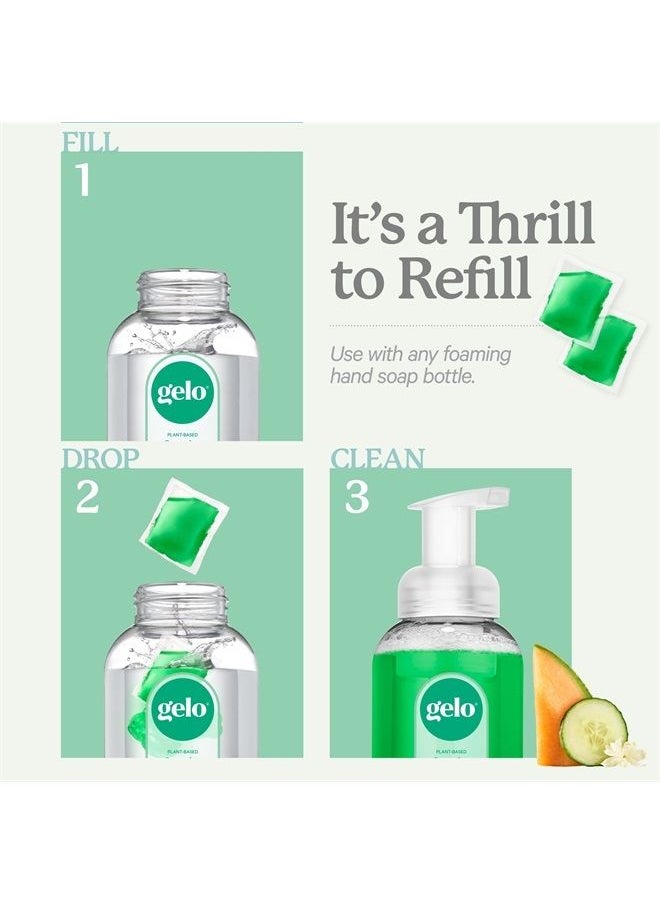 GELO - ® Foaming Hand Soap | Cucumber Spa | Makes 8 x 10 Fl Oz Bottles (80 fl oz) | Includes Reusable Bottle - Image 1