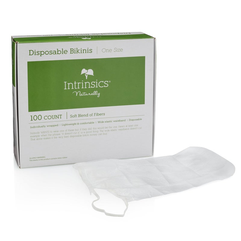 Intrinsics Disposable White Bikinis, Universal Size - 100 Count - Image 2