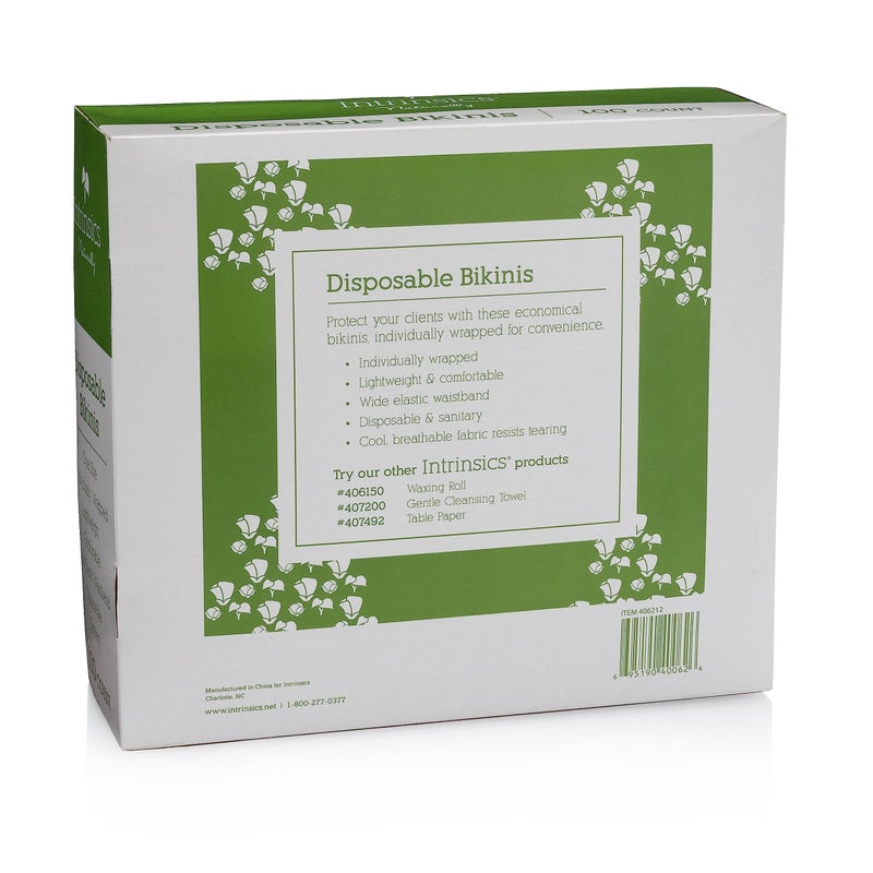 Intrinsics Disposable White Bikinis, Universal Size - 100 Count - Image 3