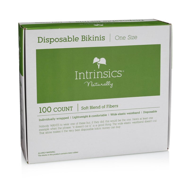 Intrinsics Disposable White Bikinis, Universal Size - 100 Count - Image 4