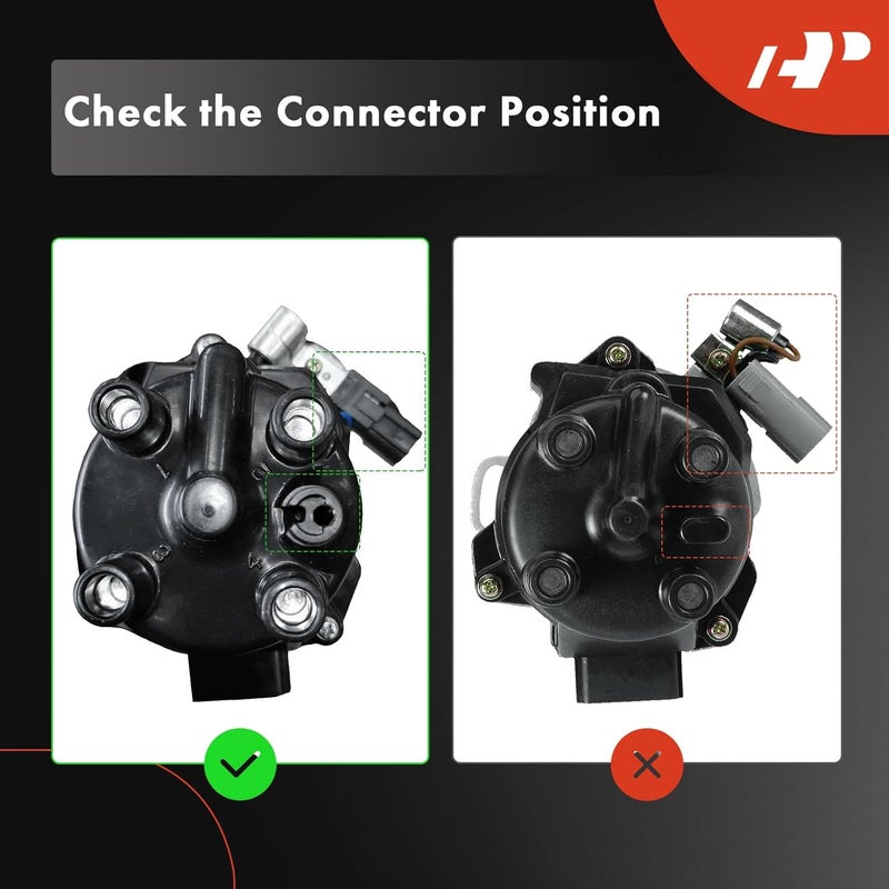 A-Premium Ignition Distributor Replacement for Nissan Frontier 1998-2004 NP300 Xterra 2.4L - Image 2