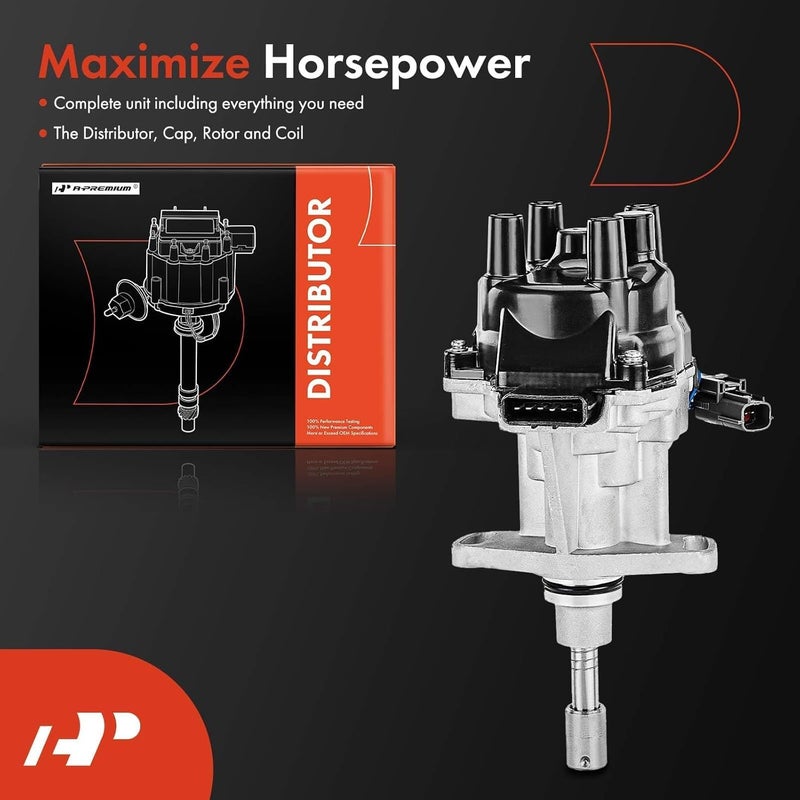 A-Premium Ignition Distributor Replacement for Nissan Frontier 1998-2004 NP300 Xterra 2.4L - Image 4