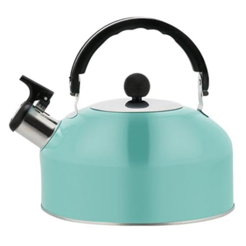 Teal Stovetop Tea Kettle 1.9 Quart Stainless Steel Boiling Kettle with Ergonomic Handle and Non-Drip Spout for Home Kitchen - Image 1