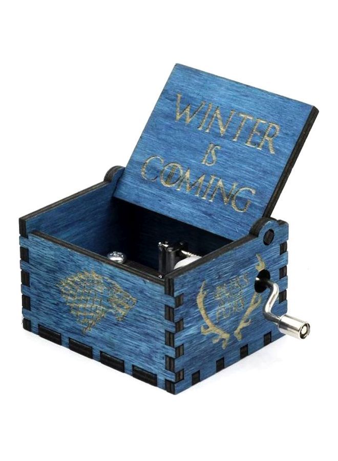 نيبمينينت صندوق موسيقى خشبي يصدر نغمة "Winter Is Coming" من مسلسل "Game Of Thrones" - Image 1