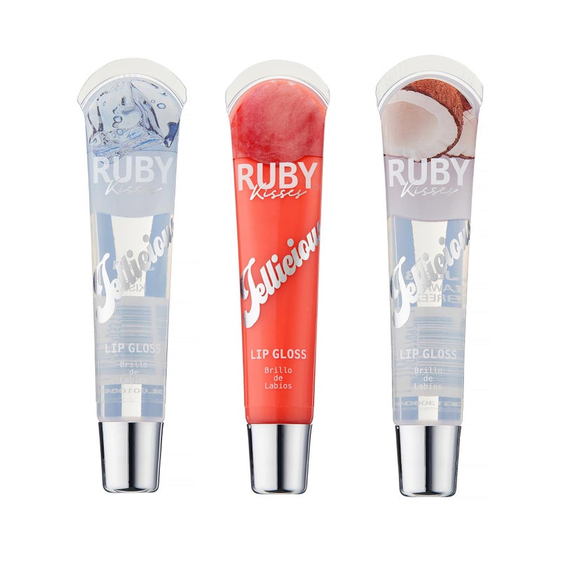 Ruby Kisses Jellicious Mouth Watering Lip Gloss JLG01  JLG04  JLG13