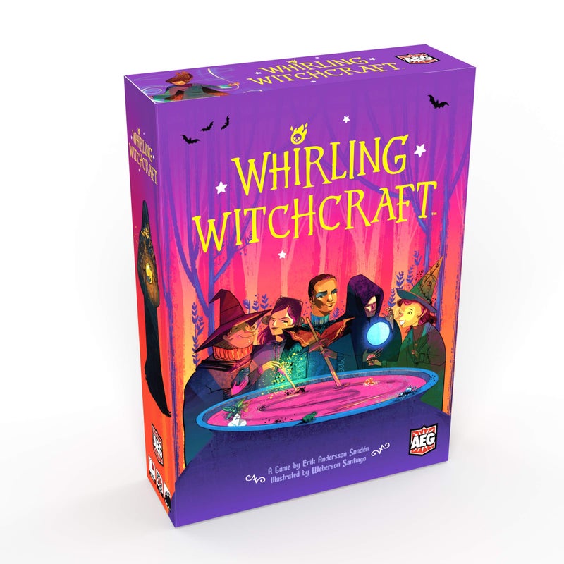 AEG Whirling Witchcraft  Use Recipes Generate Magical Ingredients  Overflow Opponents Cauldron  Halloween Board Game  25 Players  Ages 10 - Image 3