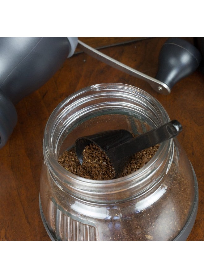 شيف كرافت ملعقة قهوة بلاستيكية كلاسيكية من شيف كرافت، 1 أونصة، طقم من قطعتين، أسود - Image 2