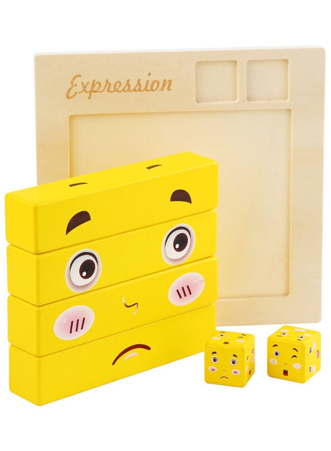 NIBEMINENT Children's Toy Face-Changing Rubik's Cube Puzzle 20x19x4cm - Image 1