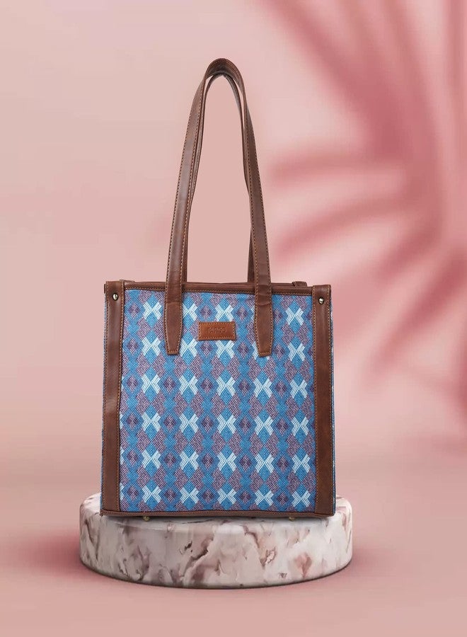 Fargo Canvas Laptop Handbag for Women - Stylish & Durable Tote Bag, Fits 15-Inch Laptops (Multicolor 3) - Image 2