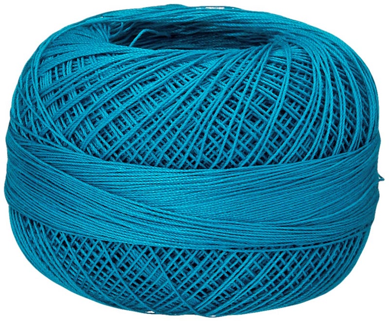 Handy Hands Lizbeth Cordonnet Cotton Size 80, Ocean Teal Dark - Image 4