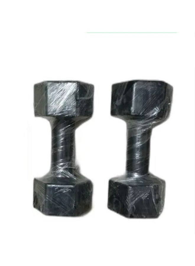 Elite Rubber Dumbbell 5KG(2 PCS) - Image 2