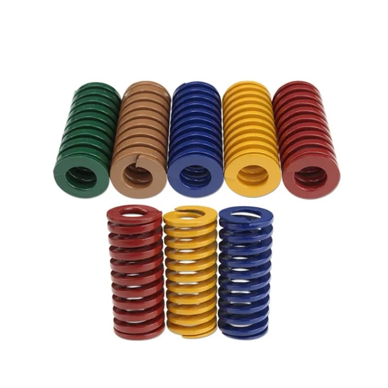 Die Spring 4PCS Mould Die Spring Spiral Stamping Compression Springs Outer Diameter20mm Inner10mm Length20-200mm(20x10x175mm,Blue) - Image 5