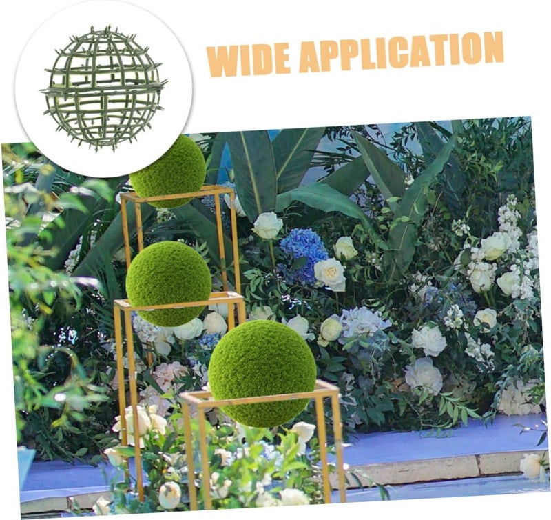 PRETYZOOM 3pcs Plastic Topiary Frame Sturdy Artificial Plant Holder for Floral Displays for Weddings and Home Decor Support for Faux Greenery - Image 3