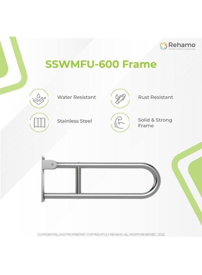 Rehamo Swing up Toilet Grab Bar - Image 3