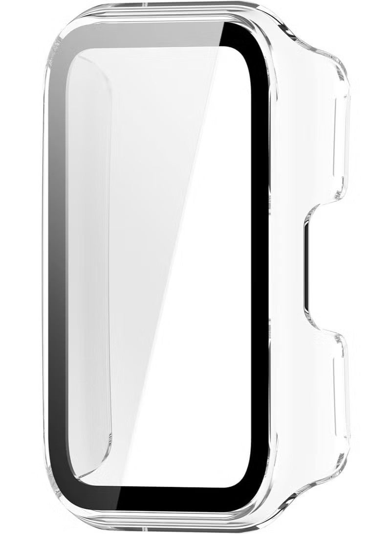 TPU Shockproof Screen Protector Cover Case for Huawei Band 10/9/8, Protective Case TPU All-Around Protective Case, Soft TPU Slim Case Watch Case, Clear - Image 4