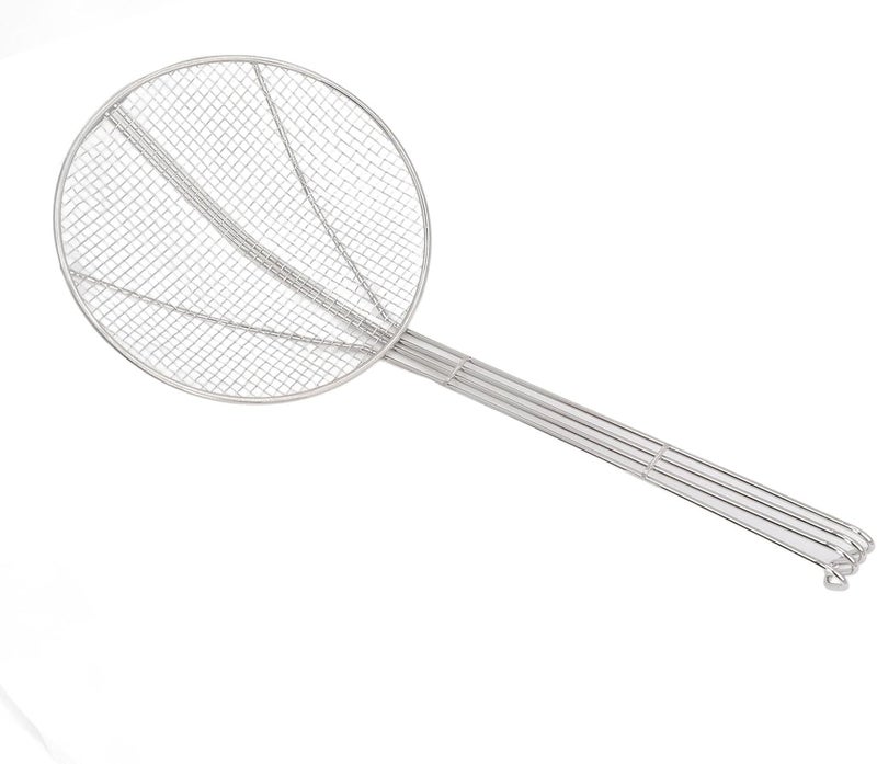 Stainless Steel Skimmer Spoon 304 Fine Mesh Wire Strainer Ladle with Long Handle Hook for Cooking Frying Straining (20CM) - Image 5