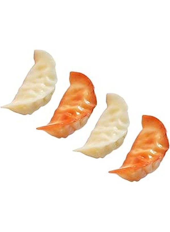 4pcs Lifelike Dumpling Model Realistic Food Props for Restaurant Display Kitchen Decoration Photography High Simulation Design Dumpling Shops Film Props - Image 1