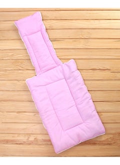 babyhug Babyhug Velvet Lion Print Sleeping Bag for Babies 0-6 Months, Comfortable & Soft - Pink (L 35 x H 65 cm)  - Image 2