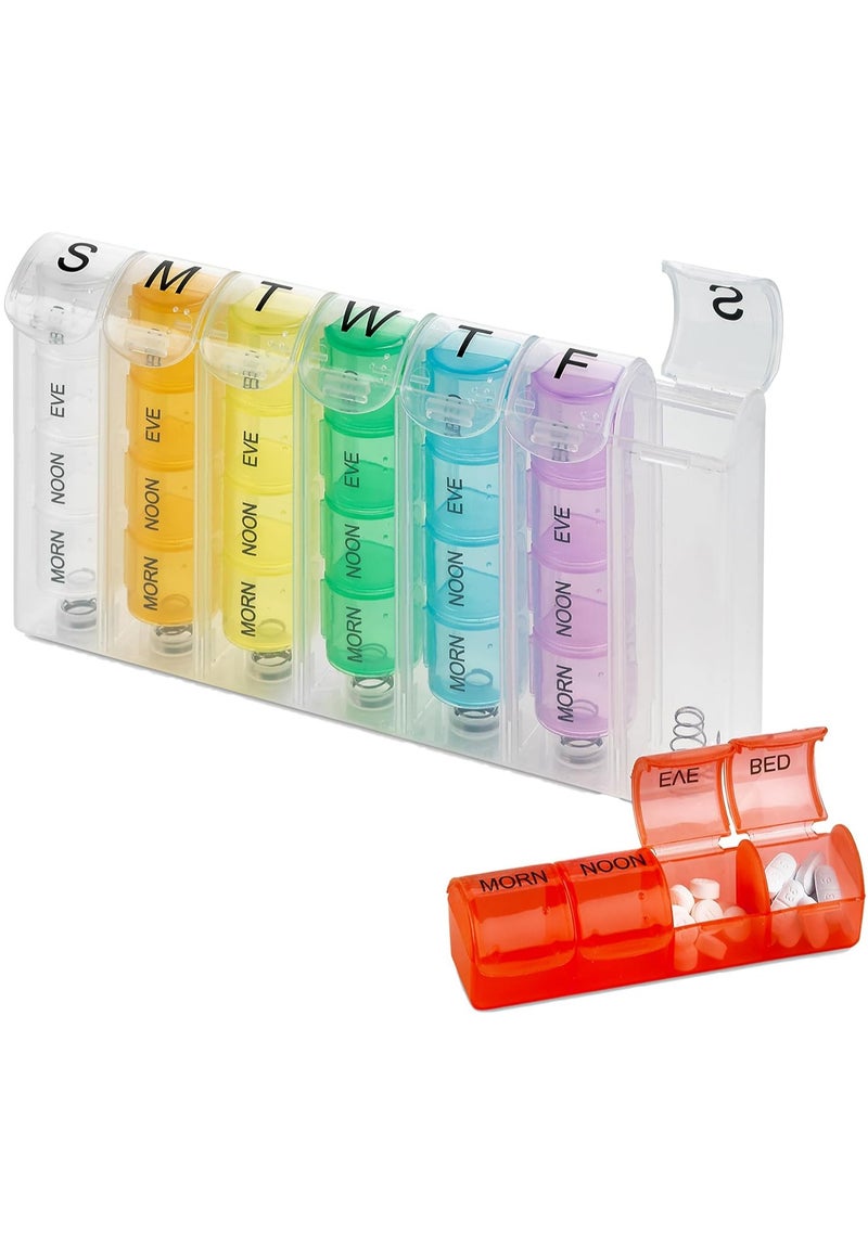 منظم حبوب أدراج منبثقة أسبوعي - Image 1