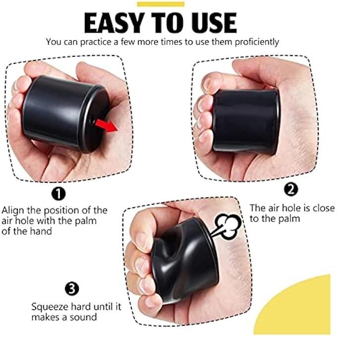 Yctze Fart Noise Maker Set Funny Prank Toy for Christmas Party Soft Rubber 2pcs Squeeze Fart Toy for Family Gathering - Image 3