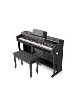 Megarya MegArya Digital Piano With Heavy Hammer Electric Piano 88 keys For Graded Exams For Beginners Student Digital Piano Color: Glossy Black  - Image 1