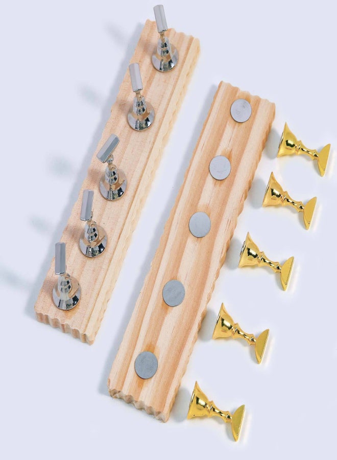 Magnetic False Nail Tip Practice Stand Holder Nail Art Display Showing Shelf Manicure Nail Salon Tools - Image 4