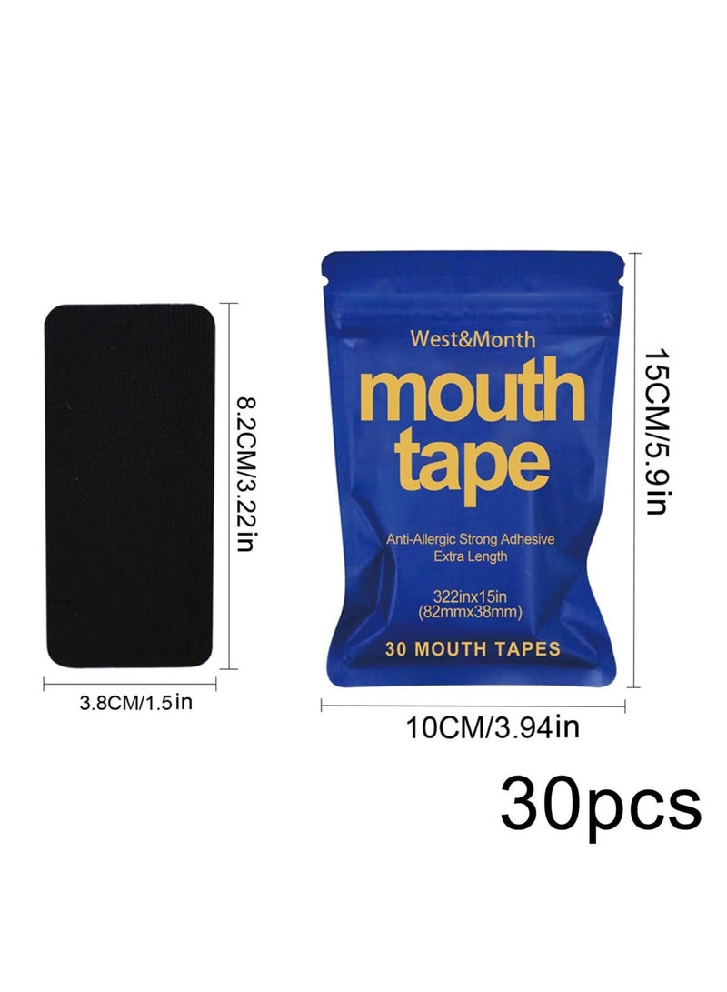 30 Pcs Sleep Tape Strips for Snoring Relief, Reusable Hypoallergenic Mouth Strips for Comfortable Sleep, Pain,Free Removal for All - Image 5