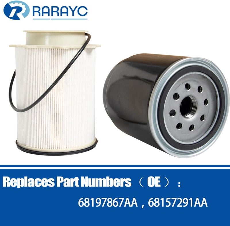 RARAYC مجموعة فلاتر الوقود وفاصل الماء RARAYC لمحركات 6.7L Cummins ديزل - بديل لطرازات Dodge Ram 2500 3500 4500 5500 من 2013-2018 - Image 4