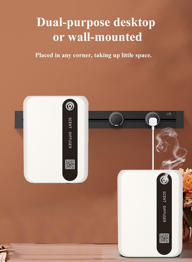 JCB CHIC Waterless Essential Oil Diffuser For Home Cover Up To1000m³, Smart Aroma Diffuse With  Bluetooth Remote  Control  Large Coverage Time Instant Deodorizer Enduring Scent For Home Office - Image 3