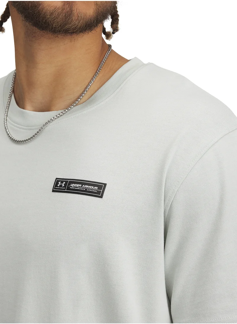 UNDER ARMOUR Men's UA Heavyweight Armour Label Short Sleeve T-shirt