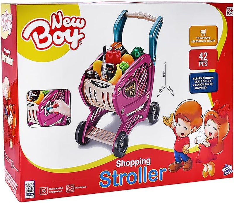 New Boy Shopping Stroller with 42 Pieces - Image 2