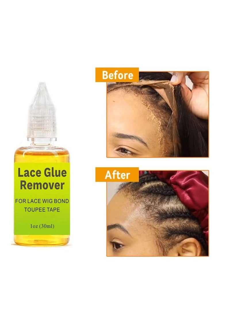 Wig Glue Remover for Tape Hair Glue Fast Acting Bonding Residue,Removes Hair Glue Toupees Wig Tape Double Sided Extension Tape - Image 5