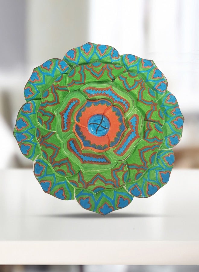 داش وتوين طبق حافة مزخرف بزهور (متوسط) - Image 1